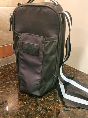 Fit & Fresh Black Vertical Insulated Lunch Tote NWOT